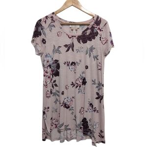 Jessica Simpson Blush Pink Floral Nursing Top Medium
